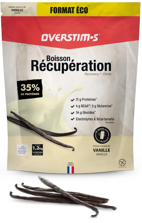 OVERSTIM.s Elite Recovery Drink - Gluten Free | Flavor - Vanilla - Peacan Nut | Gluten Free | 420 g