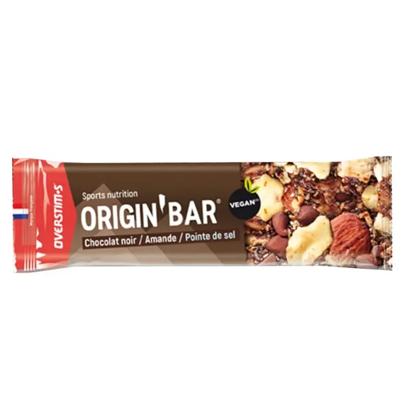 OVERSTIM.s Organic E-Bar Vegan Energy Bar | Flavor - Chocolate, Cashew nuts | Gluten Free | 1 bar